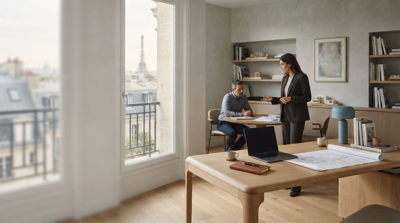 Sillon Patrimecto — visualisation abstraite de flux de données financières en tons bleus